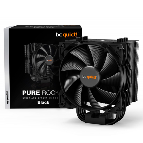 Disipador CPU be quiet! Pure Rock 2, 120mm, Hasta 1500RPM, Negro, BK007