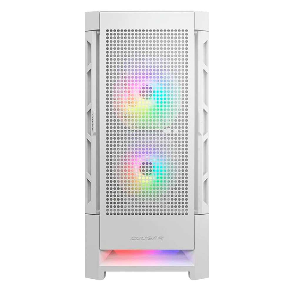 Gabinete Cougar Airface, RGB, Cristal Templado, Midi-Tower, Mini-ITX/Micro-ATX/ATX, USB 3.0/2.0, Sin Fuente, 3 Ventiladores ARGB Instalados, Blanco, 385ZD10.0005 - Image 3