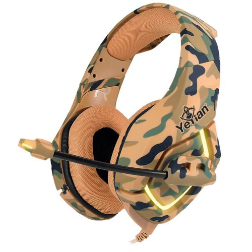 Diadema Gamer Yeyian Force Serie 3000 Cammo Edition, jack 3.5mmx2, Microfono - YDF-33401D