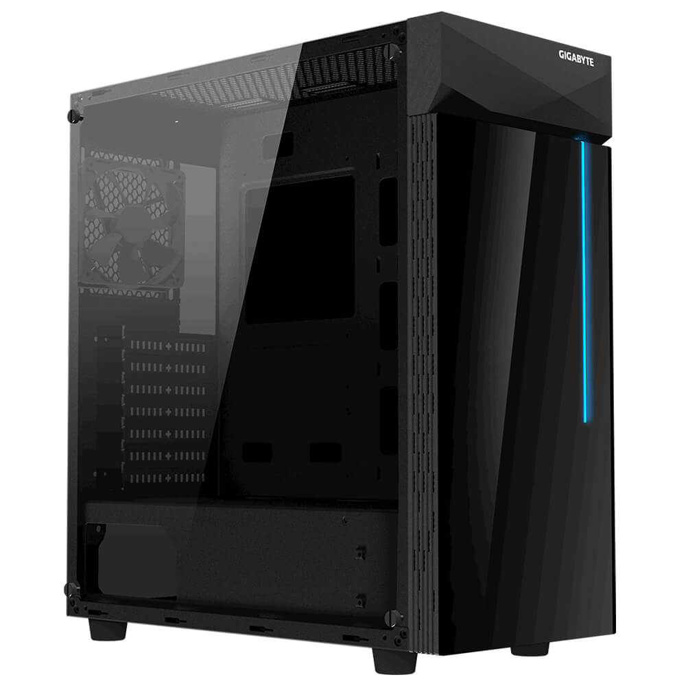Gabinete Gigabyte C200 Glass, RGB Led, Cristal Templado, ATX, USB 3.0, GB-C200G