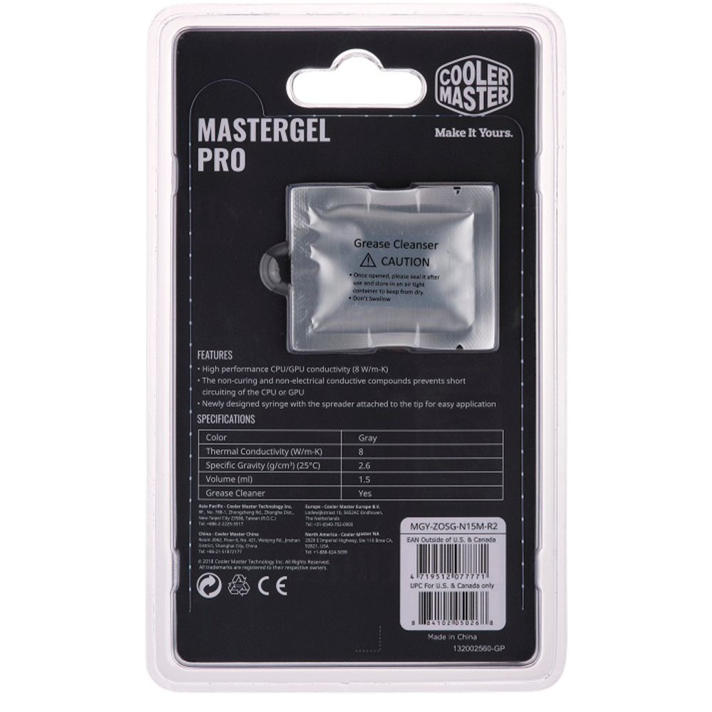 Pasta Térmica Cooler Master MasterGel Pro, 25°C, MGY-ZOSG-N15M-R2 - Image 2