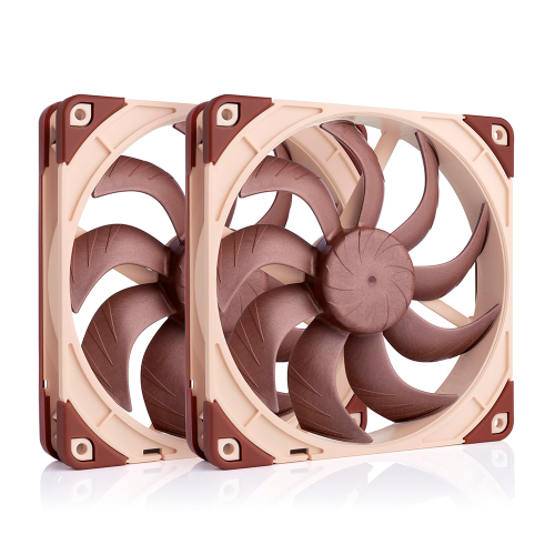 Set de Dos Ventiladores Noctua NF-A14x25 G2 PWM SX2-PP, Marrón, NF-A14X25 G2 PWM SX2-PP