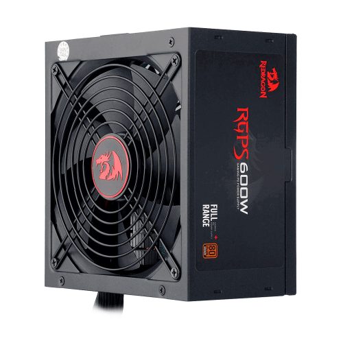 Fuente de poder Redragon RGPS 600W, 80 Plus Bronze - GC-PS002