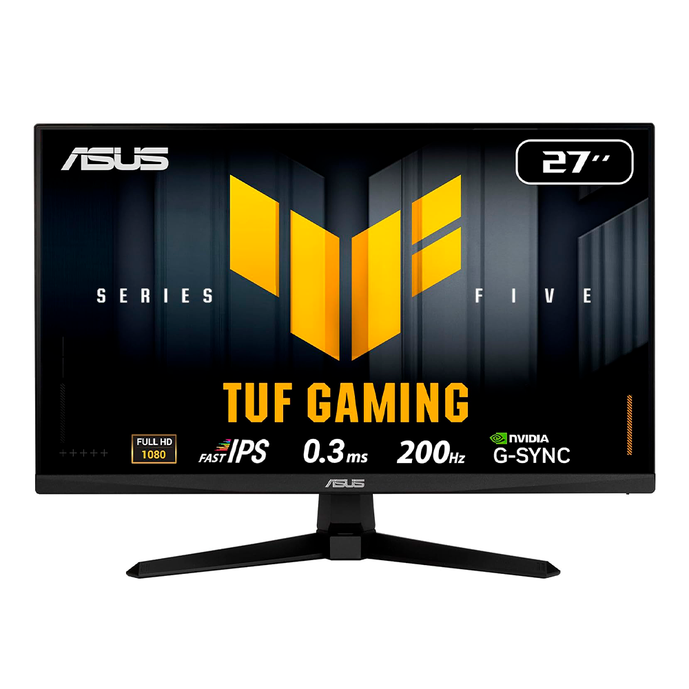 Monitor Gamer ASUS TUF Gaming VG279Q5A, LED, 27, 1920x1080, Full HD, FreeSync, 200Hz, HDMI/DisplayPort, Bocinas Integradas, Negro, VG279Q5A