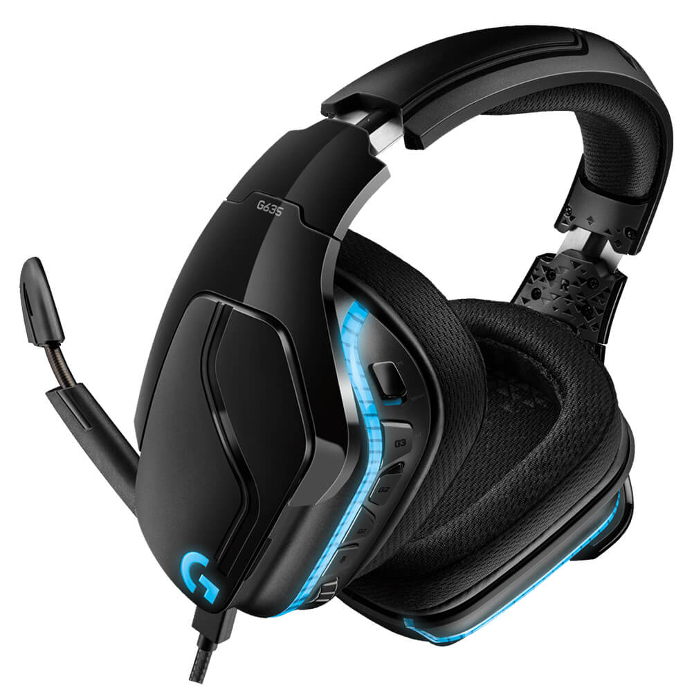 Diadema Gamer Logitech G635 LightSync 7.1 Canales DTS X, PS4, XBOX ONE, SWITCH y Smartphone, Teclas programables, 981-000748 - Image 3