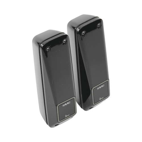 FAAC 785103 Fotocelda infrarroja XP20B (transmisor con receptor), Conexión en BUS 2easy, Alcance de hasta 20 metros, Uso en barreras y motores de acceso vehicular