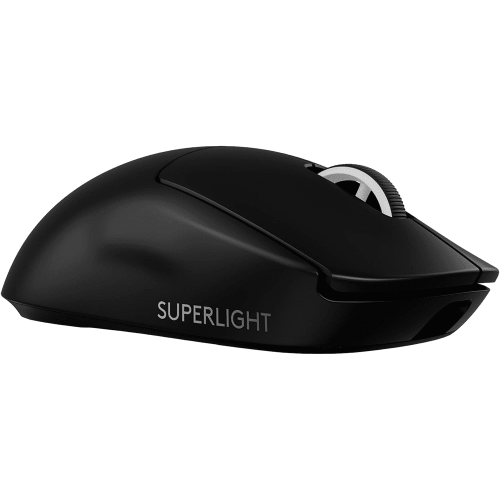Mouse Inalambrico Gamer Logitech PRO X SUPERLIGHT 2 Black, 32000 DPI, Wireless LIGHTSPEED, Sensor HERO 2 /5 Botones, 910-006629/ NAVIDAD