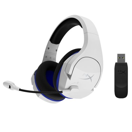 Diadema HyperX Cloud Stinger Core Wireless PS4, PC, PS4 y PS4 Pro con Microfono, White, 2.4GHz, HHSS1C-KB-WT/G