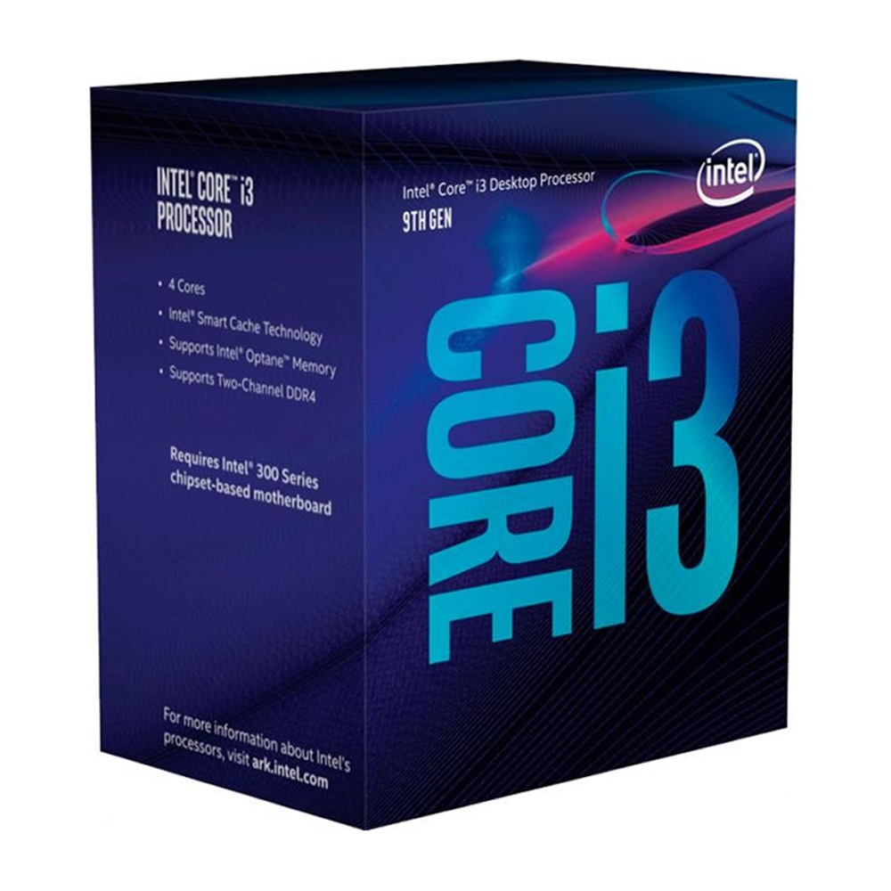 Procesador Intel Core i3-9100, 4 Nucleos - 4 Hilos, Socket 1151-V2, BX80684I39100, PROMOINTEL