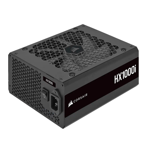 Fuente de poder Corsair HX1000i, 1000W 80+ Platinum, ATX, Completamente modular y Ultrasilenciosa, CP-9020214-WW
