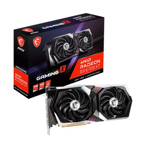 Tarjeta de video Radeon RX 6700 XT 12GB GDDR6, MSI GAMING X, HDMI, DP /912-V398-007, 3 AÑOS DE GARANTIA NACIONAL