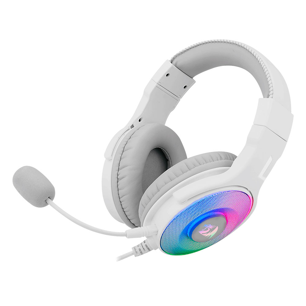 Diadema Gamer Redragon H350W-RGB PANDORA WHITE, RGB LED, USB - Image 3