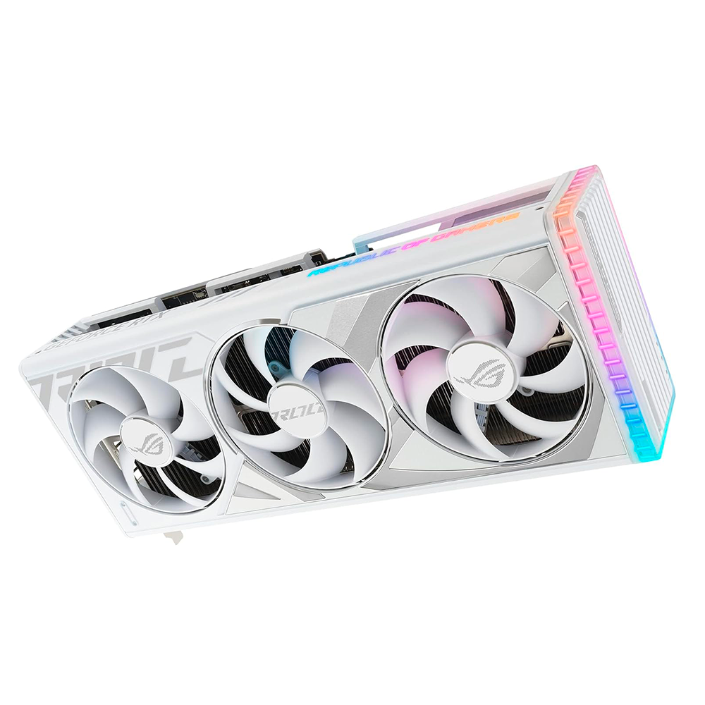 Asus ROG Strix GeForce RTX 4090 White Edition, PCIe 4.0, 24GB GDDR6X, HDMI 2.1a, DisplayPort 1.4a, ROG-STRIX-RTX4090-24G-WHITE - Image 2