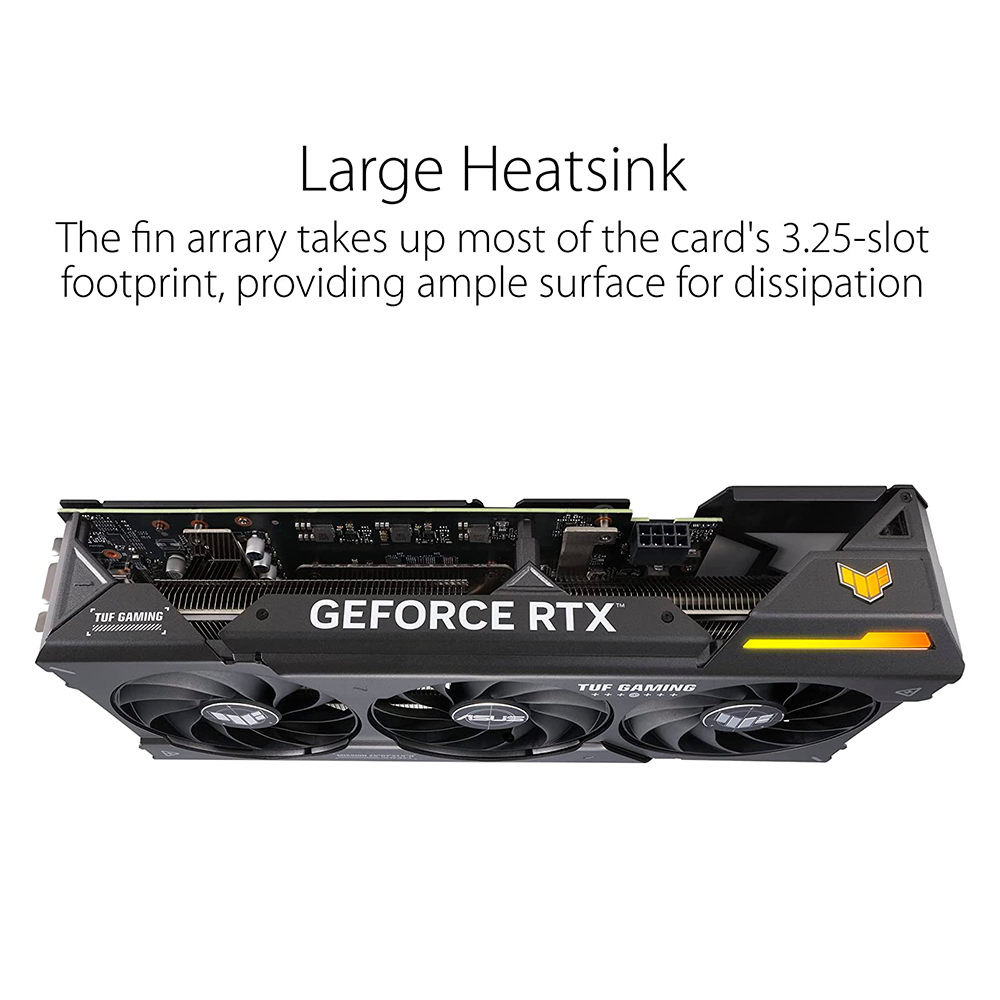 Tarjeta de video GeForce RTX 4070 ASUS TUF OC 12G, 3 Ventiladores Asus TUF, 12 GB 192 bits, NVIDIA DLSS3 GDDR6X, TUF-RTX4070-O12G-GAMING, 3 AÑOS DE GARANTIA NACIONAL, GX23 - Image 5