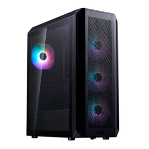 Gabinete XPG VALOR AIR PLUS, ATX/Micro-ATX/Mini-ITX, USB 3.2, 4 Ventiladores Instalados, Negro, VALORAIRPLUSMTA-BKCWW