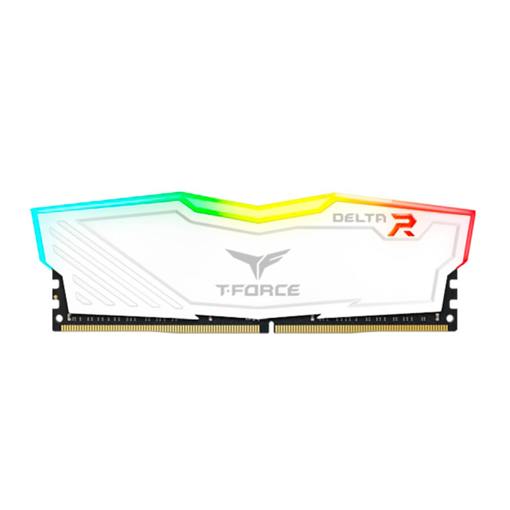 Kit Memoria RAM Team Group T-Force Delta RGB White DDR4, 3200MHz, 32GB (2 x 16GB) Non-ECC, CL16, XMP, TF4D432G3200HC16FDC01 /MAX. 1 X CLIENTE - Image 3