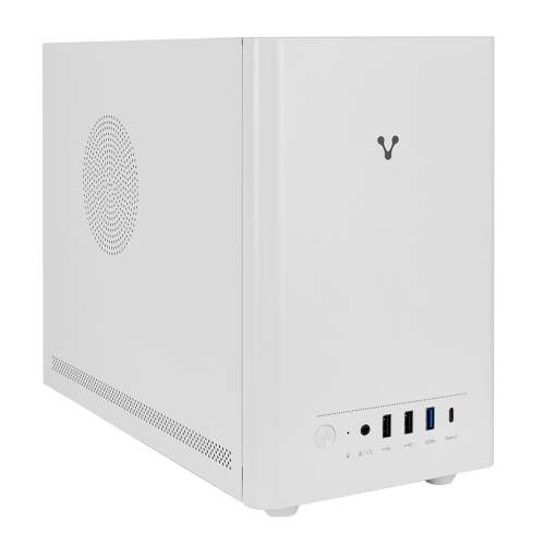 Gabinete Vorago GAB-210, Midi-Tower, Micro-ATX/Mini-ITX, USB 2.0, 1 Ventilador Instalado, Fuente 500W, Blanco, GAB-210-WH