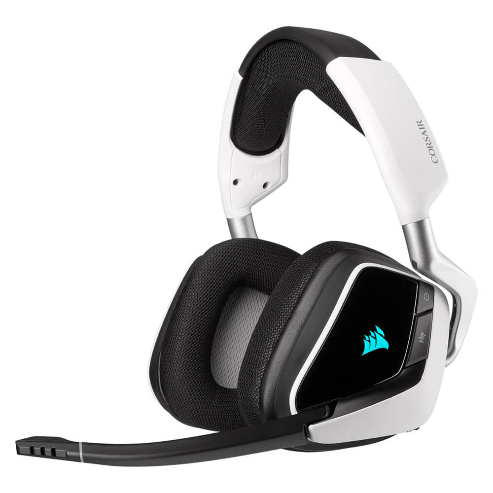 Diadema Gamer Inalambrica Corsair Void RGB Elite Wireless 7.1 Canales, White, PC, Iluminación RGB iCue, CA-9011202-NA - Image 2