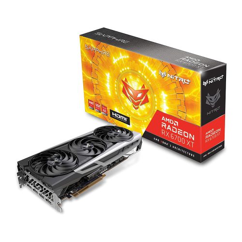 Tarjeta de video Radeon RX 6700 XT 12GB GDDR6, Sapphire Nitro+, HDMI, DP/ PCI-e 4.0, Nuevo Chip RDNA 2, 11306-01-20G, 1 AÑO DE GARANTIA NACIONAL