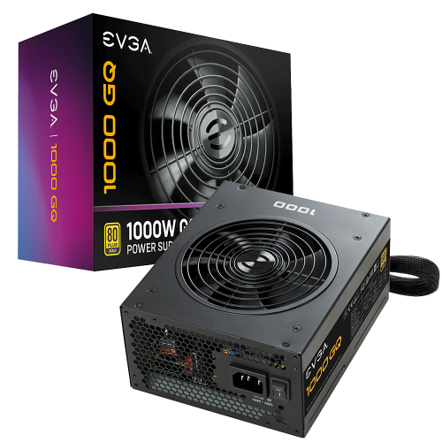 Fuente de poder EVGA GQ 1000W, 1000W, 80 Plus Gold, Semi-Modular, 210-GQ-1000-V1