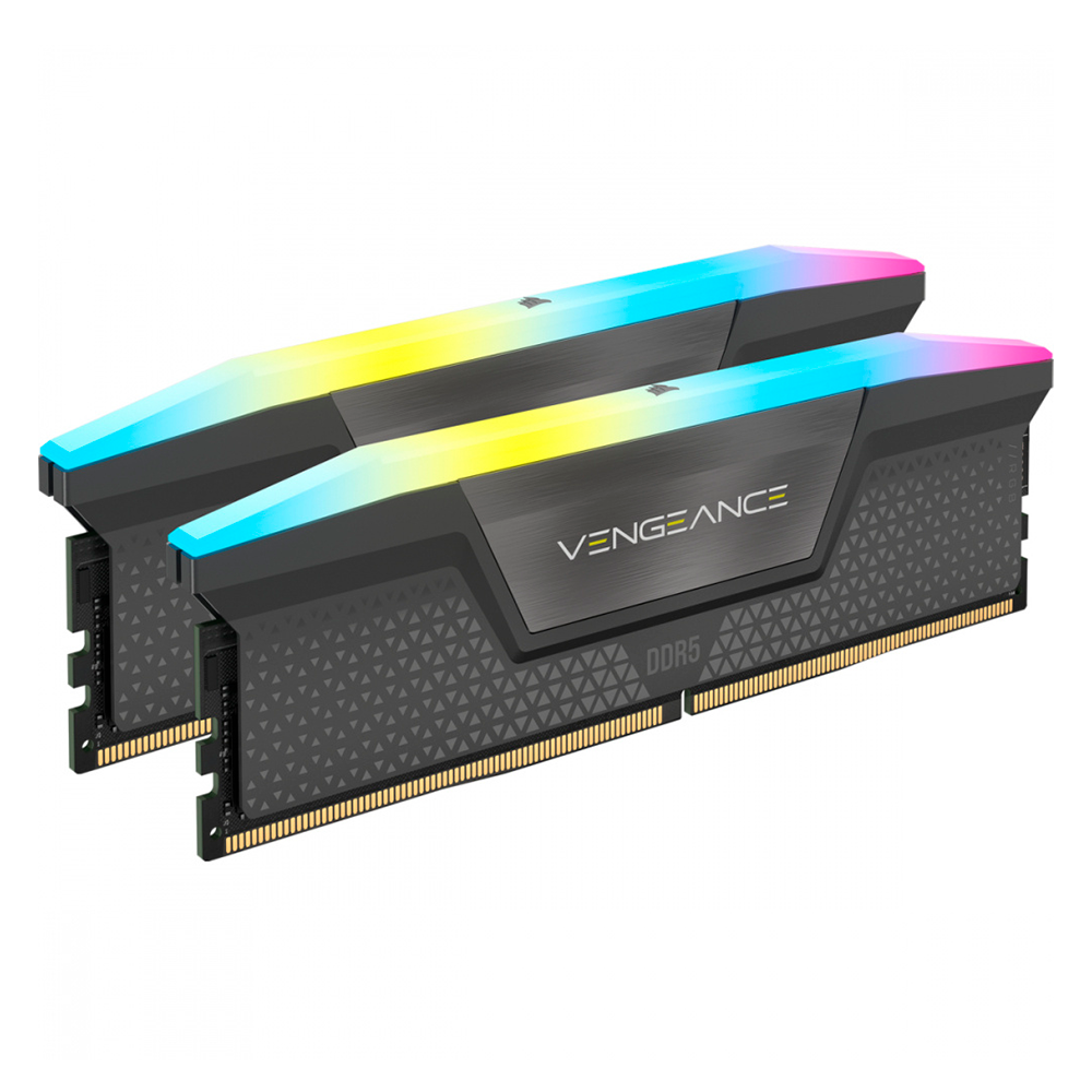 Memoria RAM Corsair Vengeance RGB DDR5, 5200MHz, 64GB (2x32GB), CL40, XMP, CMH64GX5M2B5200C40 /MAX. 1 X CLIENTE - Image 2