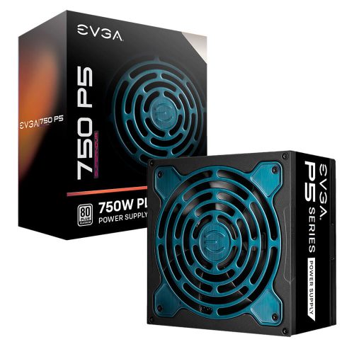 Fuente de Poder EVGA SuperNOVA 750 P5 80 PLUS Platinum, 24-pin ATX, 135mm, 750W, 220-P5-0750