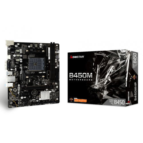 Tarjeta Madre Biostar Micro-ATX B450MHP, Socket AM4, AMD B450, HDMI, Up To 64GB DDR4, B450MHP
