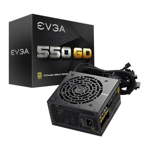 Fuente de poder EVGA 550 GD, 550w, Certificación 80+ GOLD - 100-GD-0550-V1