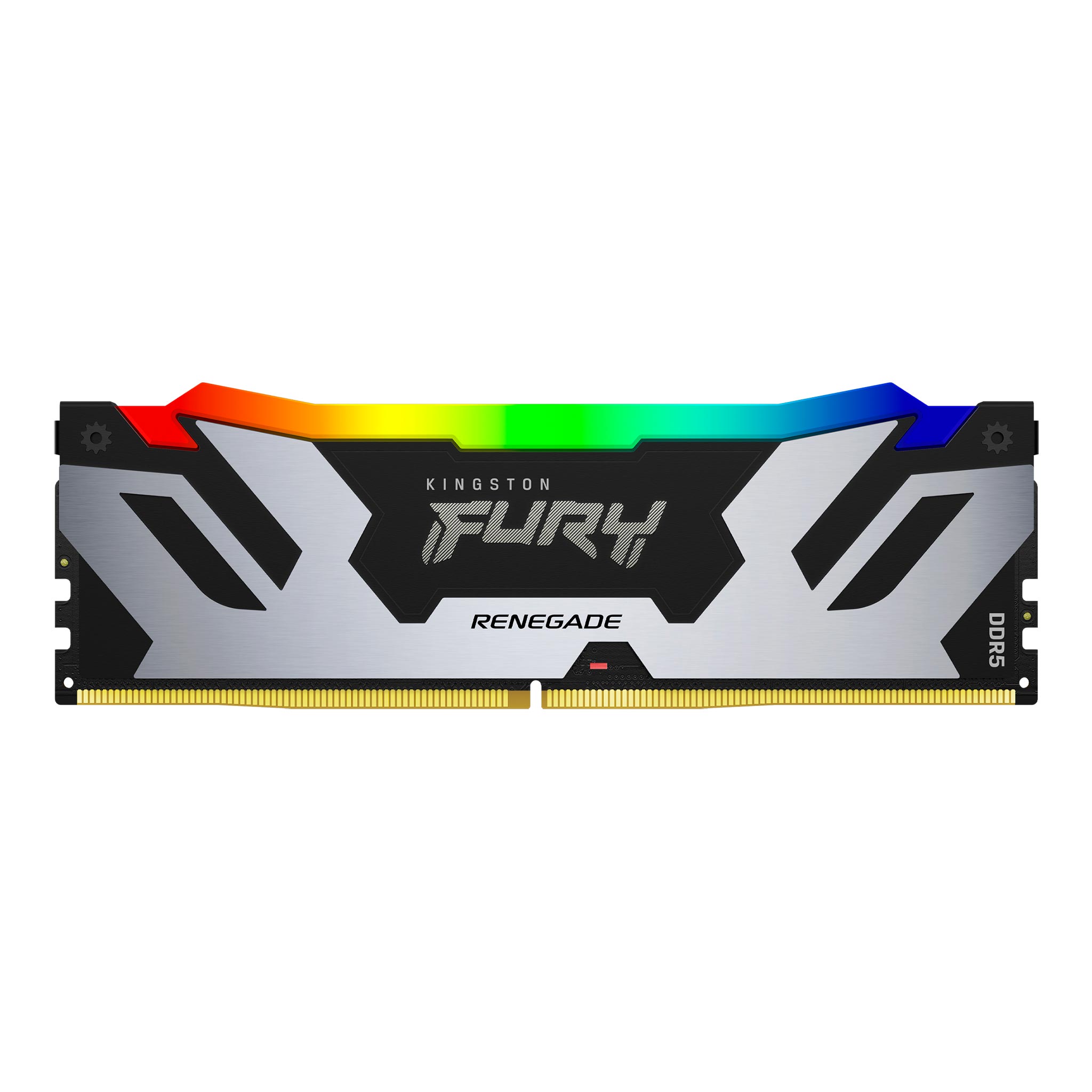 Memoria RAM Kingston Fury Renegade RGB 16GB, 6000MT/s, DDR5 CL32, DIMM, Intel XMP 3.0, Tecnología de sincronización infrarroja, Estabilidad de Overclocking, Negro y plateado, KF560C32RSA-16, promofury /MAX. 1 X CLIENTE