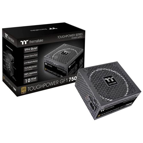 Fuente de poder Thermaltake Toughpower GF1 750W 80+ Gold, Full Modular, PS-TPD-0750FNFAGU-1