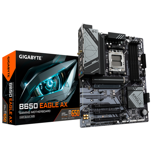 Tarjeta Madre Gigabyte ATX B650 EAGLE AX, AM5, AMD B650, HDMI, Up To 256GB DDR5, B650 EAGLE AX