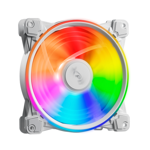 Ventilador XPG Hurricane 140 ARGB PWM, 140mm, 600-2000RPM, Blanco, HURRICANE140ARGBPWM-WHCWW