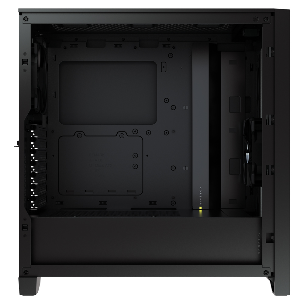 Gabinete Corsair 4000D AIRFLOW Negro, Cristal Templado, USB 3.1, Audio HD, Incluye 2 Ventiladoresde 120mm, CC-9011200-WW - Image 3