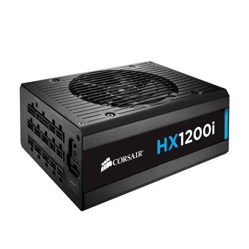 Fuente de poder Corsair HX1200i, 80 Plus Platinum, Full Modular, 1200W - CP-9020070-NA