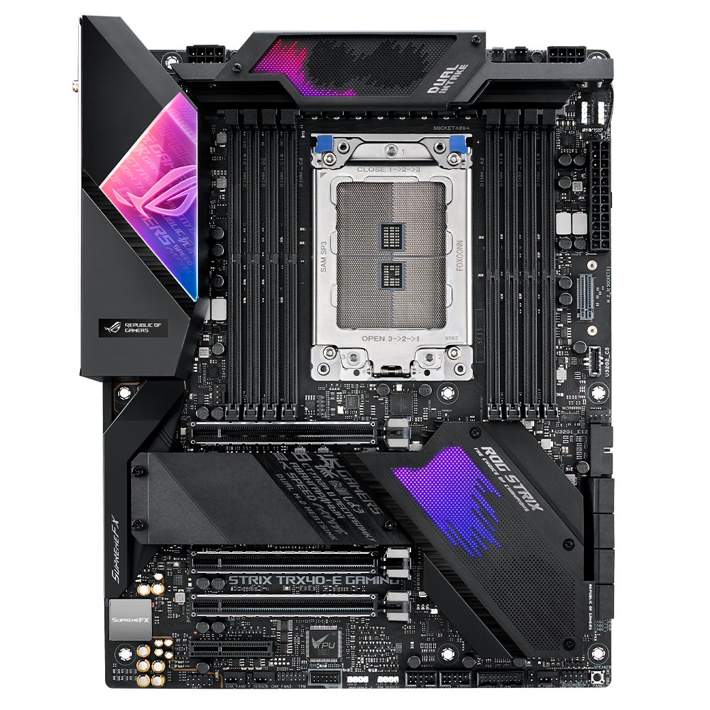Tarjeta Madre Asus ROG STRIX TRX40-E, RGB Aura SYNC, Socket sTRX4 AMD TR40 E-ATX, DDR4 - Image 2