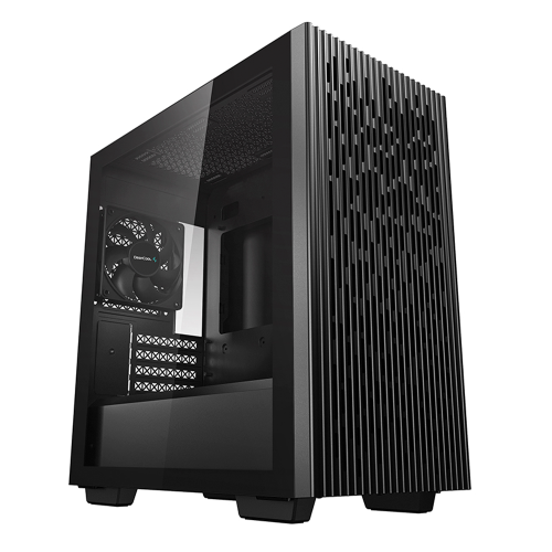 Gabinete DEEPCOOL MATREXX 40, Mini-ITX/Micro-ATX, Cristal Templado, Paneles de Flujo de Aire Alto, Incluye 1 Ventilador, DP-MATX-MATREXX40