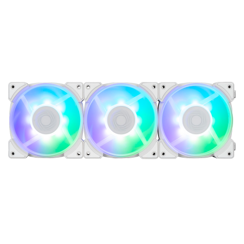 Kit 3 Ventiladores In Win LN120, 3x120mm, 2200RPM +/-10%, Blanco, LN120P