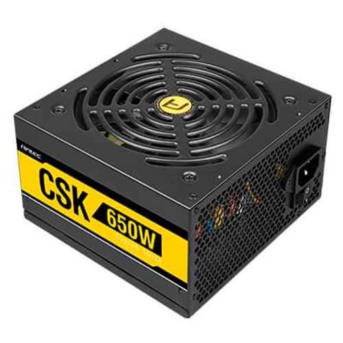 Fuente de Poder Antec CSK650, 650W, 80+ Bronze, 20+4 pin, ATX, 120mm, Negro, CSK650