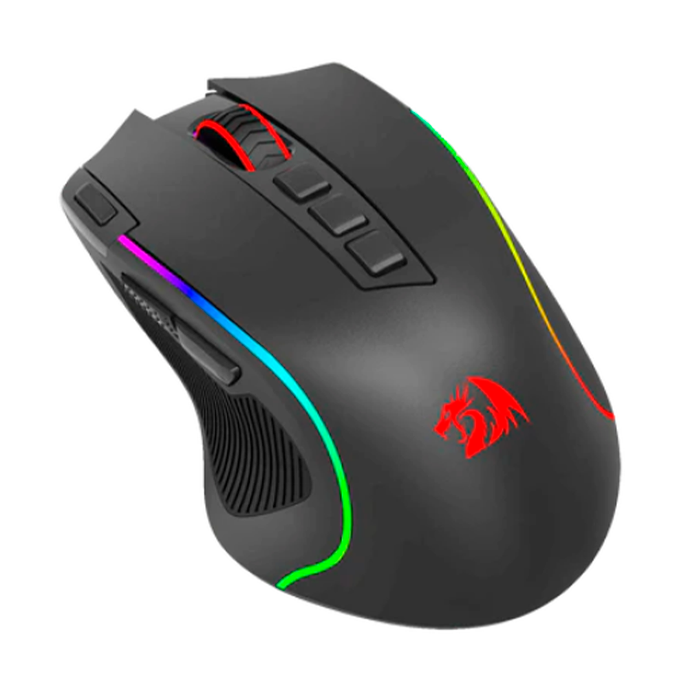 Mouse Gamer Redragon Predator M612 RGB PRO, Inalámbrico, Negro, 7 modos de Retroiluminación, M612RGB-PRO/ NAVIDAD - Image 2