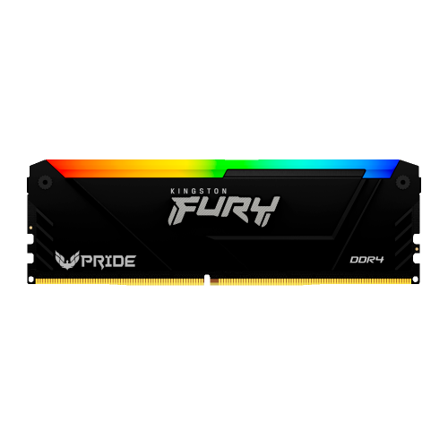 Memoria RAM Kingston FURY Beast PRIDE DDR4, 8GB, 3200MT/s, Non-ECC, XMP, KF432C16BB2A/8CLLB/ Kingston x Pride /MAX. 1 X CLIENTE