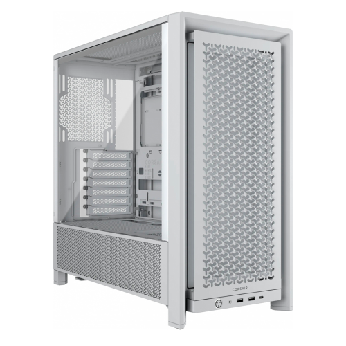 Gabinete Corsair Frame 4000D, Midi-Tower, ATX/EATX/Micro-ATX/Mini-ITX, USB 3.0, Sin Fuente, Sin Ventiladores Instalados, Blanco, CC-9011291-WW