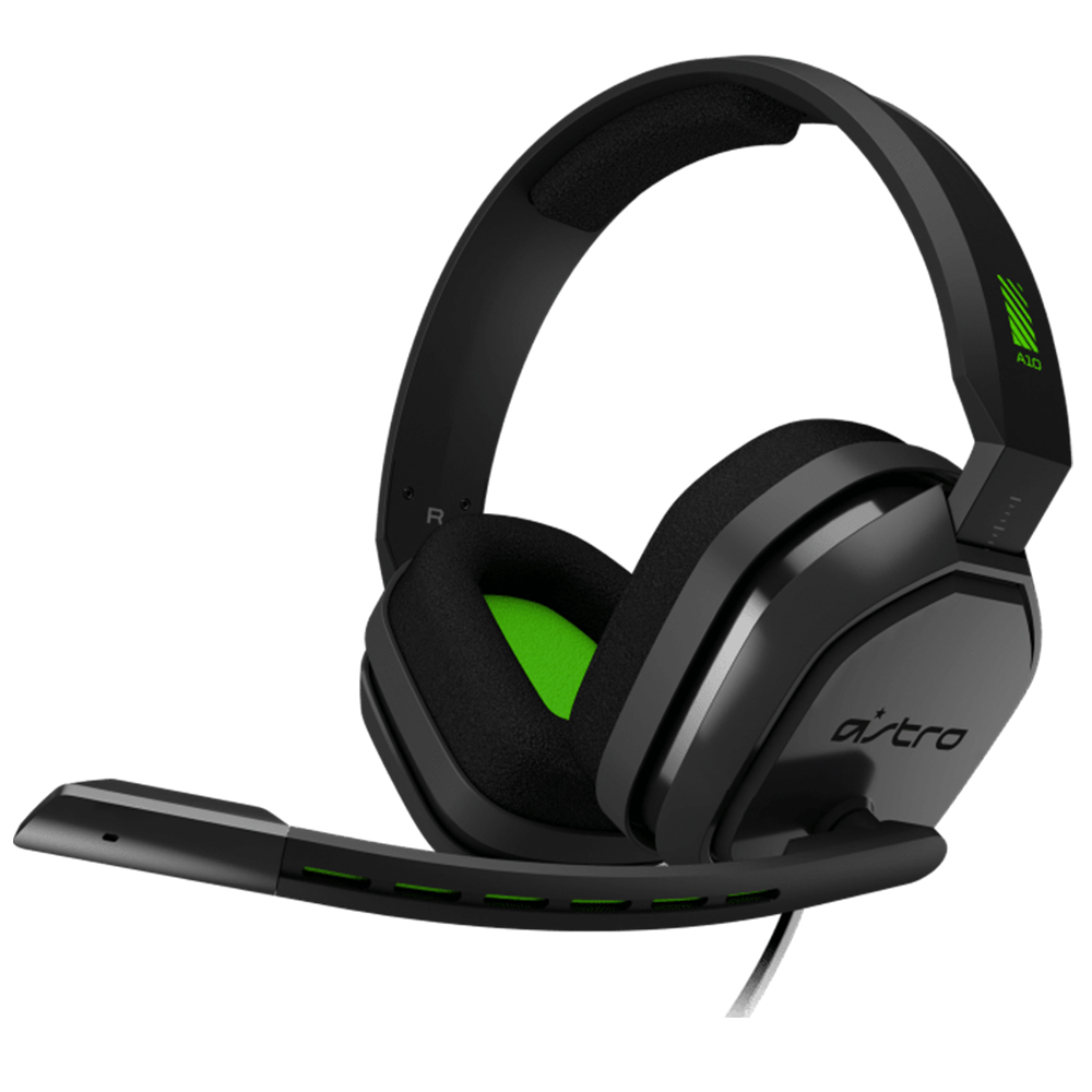 Diadema Gamer Logitech Astro A10 + MIXAMP M60 XBOX One, Microfono, Jack 3.5mm, Solo XBOX One, Black-Green - 939-001591 / - Image 3