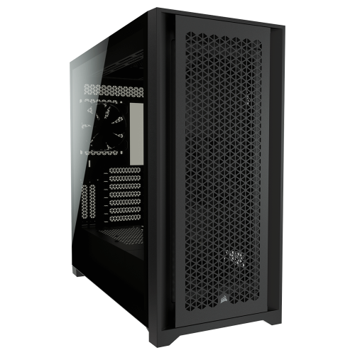 Gabinete Corsair 5000D Airflow Black, Cristal Templado, USB 3.0, Audio HD, 2 Ventiladores 120mm, CC-9011210-WW /