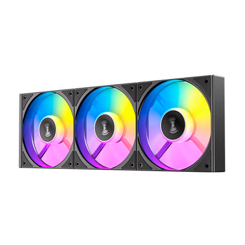 Kit 3 Ventiladores Antec Connect 120 Reverse ARGB, Sencilla Instalación, Ventilador PWM ARGB, Negro, C120R ARGB_3PK