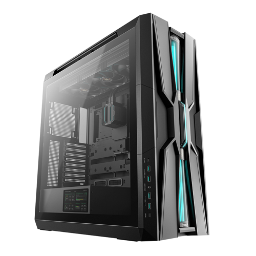 Gabinete DeepCool GENOME III, E-ATX/ATX/Micro-ATX/Mini-ITX, USB 3.0, Sin Fuente, Negro, R-GENOME-BKALA3-G-3