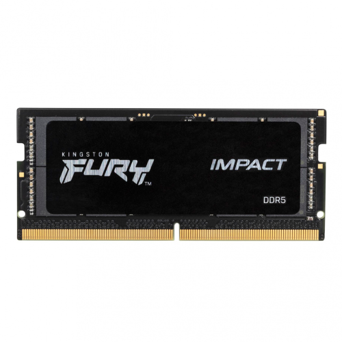 Memoria RAM Kingston Fury Impact DDR5, 4800MHz, 32GB (1x32GB), Non-ECC, CL38, SO-DIMM, KF548S38IB-32 /MAX. 1 X CLIENTE