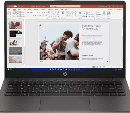Laptop HP 245 G10, AMD Ryzen 3 7330U… Memoria RAM 8 GB, Disco Duro SSD 256 GB, Pantalla FHD De 14 Pulgadas, Gráficos Integrados AMD Radeon, Windows 11 Home, 1 Año De Garantía Con Proveedor.
