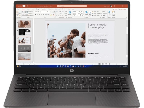 Laptop HP 245 G10, AMD Ryzen 3 7330U… Memoria RAM 8 GB, Disco Duro SSD 256 GB, Pantalla FHD De 14 Pulgadas, Gráficos Integrados AMD Radeon, Windows 11 Home, 1 Año De Garantía Con Proveedor.