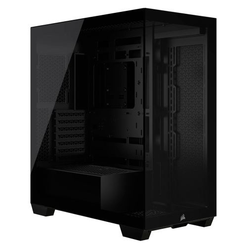 Gabinete Corsair 3500X, Midi-Tower, Mini-ITX/Micro-ATX/ATX/E-ATX, USB 3.2, Sin Fuente, Sin Ventiladores, Negro, CC-9011276-WW