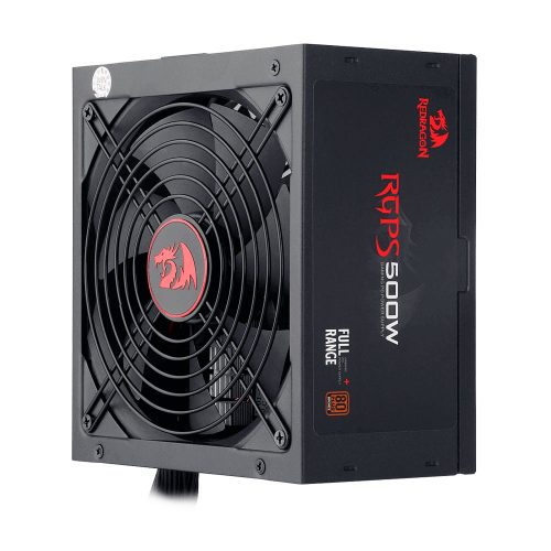 Fuente de poder Redragon RGPS 500W, 80 Plus Bronze - GC-PS001